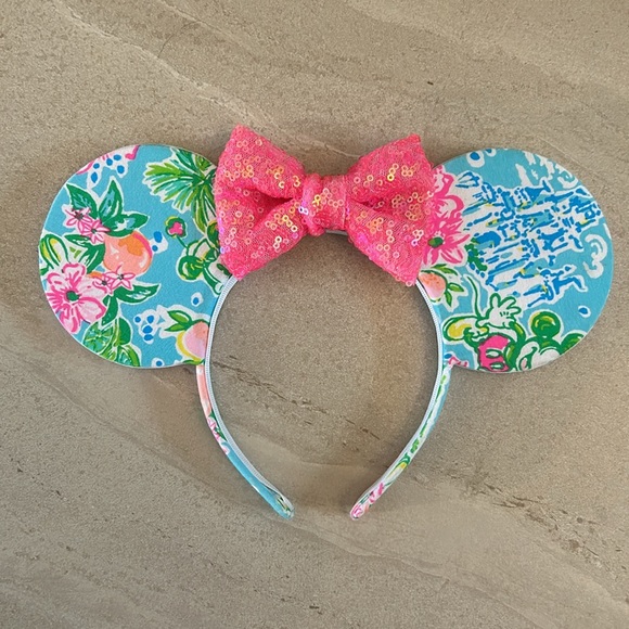 RARE DISNEY / LILLY PULITZER  SIZE XL (And, EARS TO MATCH!) - Picture 6 of 8